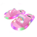 Chinelo Unicórnio com Luzes