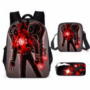 Kit 3 Peças Escolar Skibidi Toillet - Mochila + Bolsa + Estojo