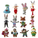 Kit 12 Bonecos Zootopia 2 - Edição Limitada