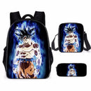 Kit 3 Peças Escolar Dragon Ball Z - Mochila + Bolsa + Estojo