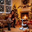 Scooter Infantil Deluxe com Assento & Rodas LED – Suporta até 100 kg